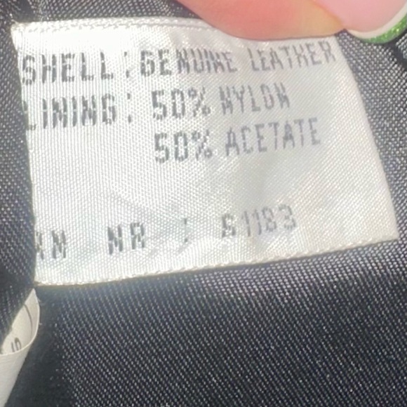 Vintage 80's Pelle Club Women’s black leather coat Medium - Picture 11 of 15